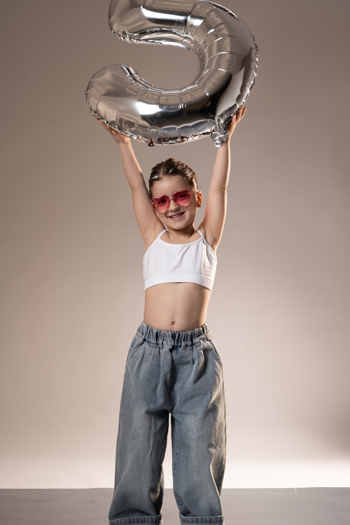 Narozeninové focení dítěte v ateliéru